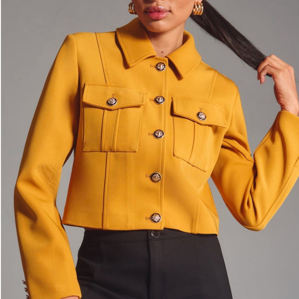 Avec Les Filles Bonded Tweed Jacket